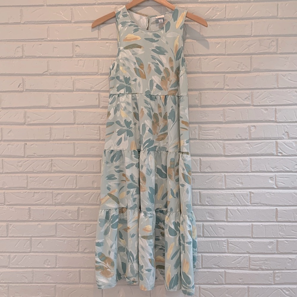A New Day Floral Watercolor Dress